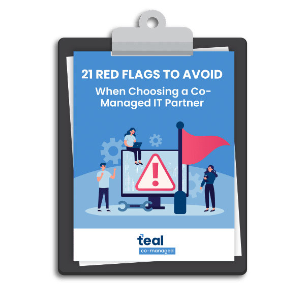 21 Red Flags Co managed Mockup