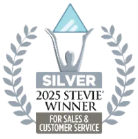 logo silver 2025 stevie winner